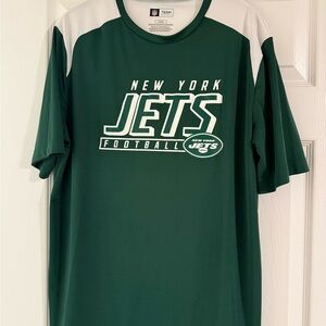 NFL New York Jets Green and White Tee